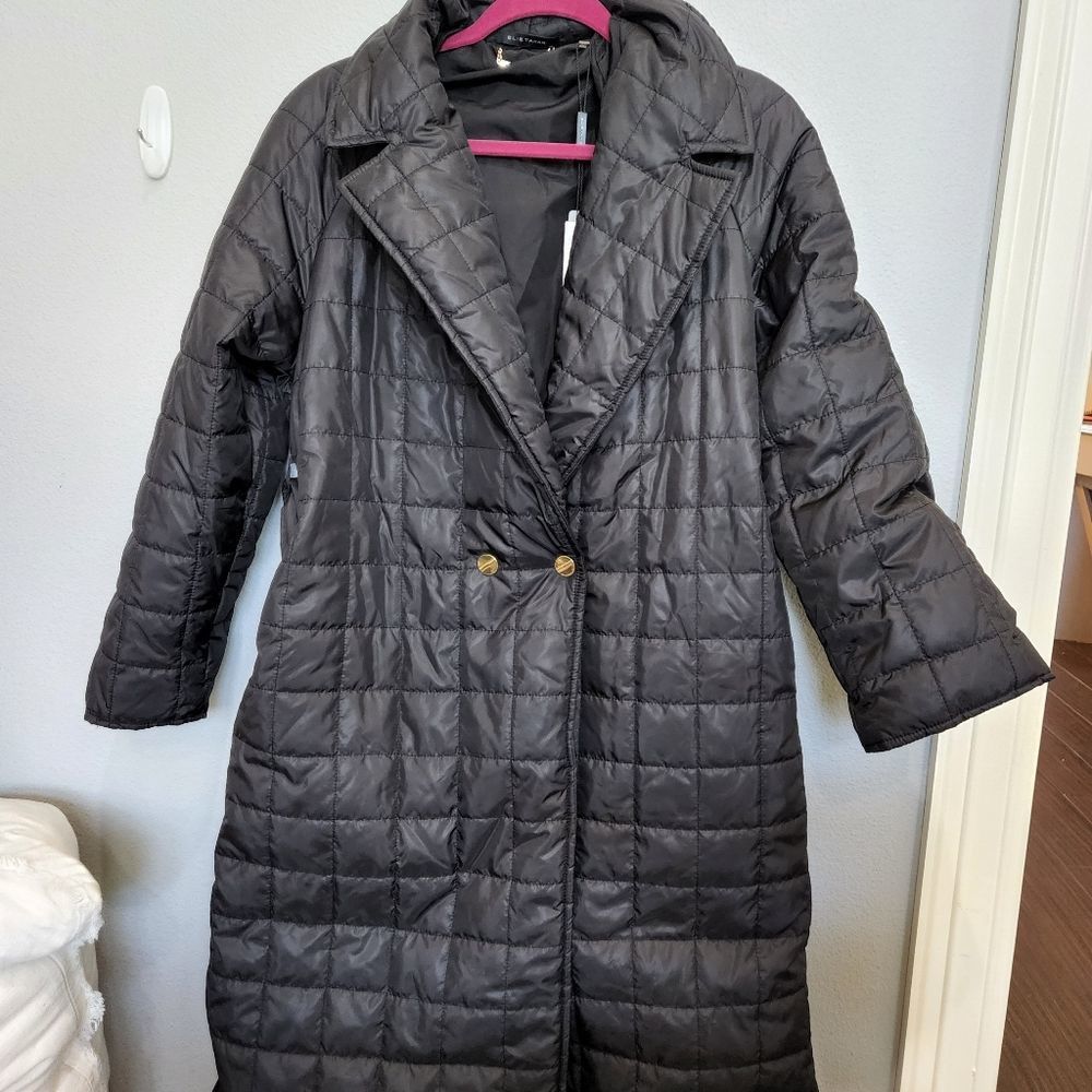 NWT Elie Tahari puffer long coat